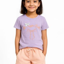 POP STREET KIDS Girls Printed Top with Shorts-image-77