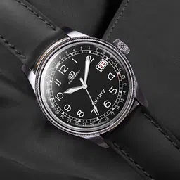 DOUBLERUN Men Dial & Leather Straps Analogue Multi Function Watch H05N1205-46