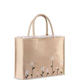 earthbags Embellished Structured Tote Bag-38