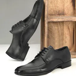 Provogue Men Textured Leather Formal Loafers-image-52