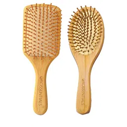 OROSSENTIALS Set Of 2 Wooden Hair Brush-75