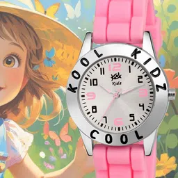 Kool Kidz Unisex Kids Printed Straps Round Reset Time Analogue Watch DMK 032N SPINK-image-6
