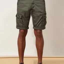 beevee Men Regular Fit Mid-Rise Cargo Shorts-picture-41