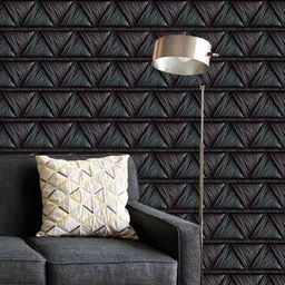 ArtzFolio Printed UV-Resistant Anti-Bacterial Abstract Triangles Peel & Stick Wallpaper-30