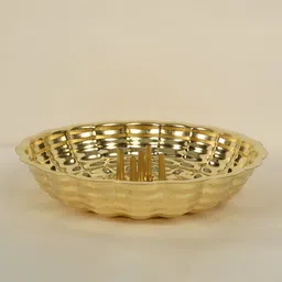 Exotic India Gold-Toned Textured Incense Stick Holder-image-15