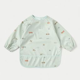 Juniors by Babyshop Infant Boys Printed Apron Bibs-image-1