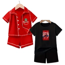 MGRS Kids-Unisex Multi Cotton Blend Clothing Set-image-41