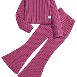 StyleCast x Revolte Girls Purple Top with Palazzos-image-26