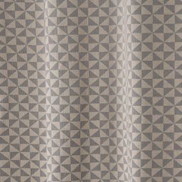 Saral Home Grey & Off White Geometric Room Darkening Window Curtain-image-45