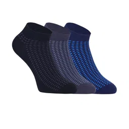 SOXVIEW Pack of 3 Men Striped Ankle Length Socks-image-29