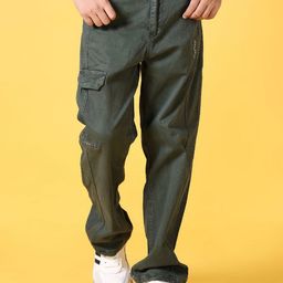 V-Mart Boys Mid-Rise Regular Fit Cargos-image-98