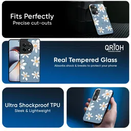 QRIOH Floral Printed OnePlus Nord 4 5G Back Case Mobile Accessories image 3