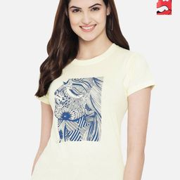 Dreambe Women Typography Printed T-shirt-picture-7