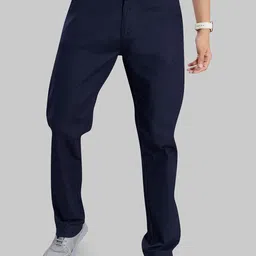 DIVISIVE Men Relaxed Straight Fit Easy Wash Trousers-image-93