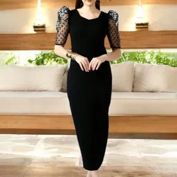IUGA Bodycon Maxi Dress-image-40