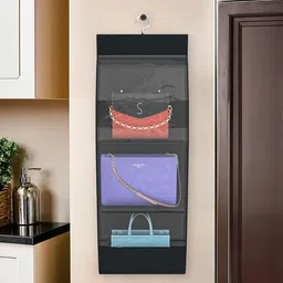 Kuber Industries Black Set of 1 Regular Magazine Organiser Organisers-46