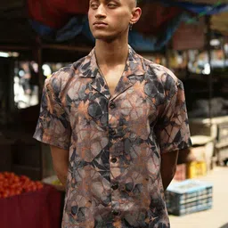 Big Bunny Men Custom Floral Opaque Casual Shirt-picture-43