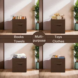 Kuber Industries Beige Set of 6 Regular Multi-Utility Organisers image 3