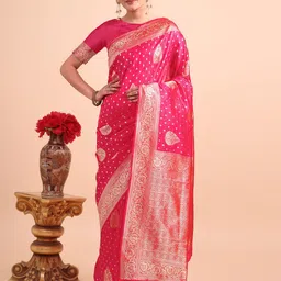 F FASHION Woven Design Zari Art Silk Kanjeevaram Saree-36