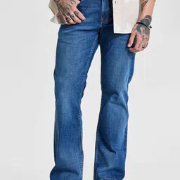 Snitch Men Bootcut Light Fade Stretchable Jeans-picture-8