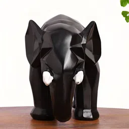 INTERNATIONAL GIFT Animal Showpiece Black Elephant Birds & Animals Figurine Showpiece-image-98