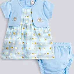 Hopscotch Girls Cotton Fit & Flare Dresses-picture-20