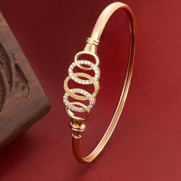 TEEJH Women Gold-Plated Bangle-Style Bracelet-32
