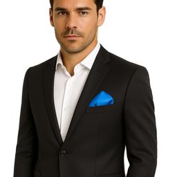 Leonardi Solid Silk Pocket Squares-18