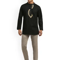 Arch element Men Flared Sleeves Thread Work Kurta-picture-31