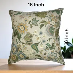 CASA-NEST Green Set of 5 Square Cushion Covers-21