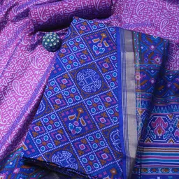 Meena Bazaar Bandhani Printed Unstitched Dress Material-image-82