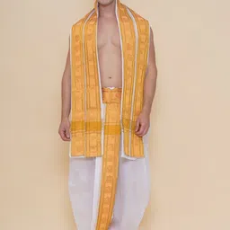 Sethukrishna Mens Jacquard Border Dhotipant-picture-49