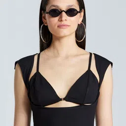 ZOMODA Women Solid Sweetheart Neck Top-picture-13