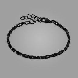 BLACK MAMBA Men Brass Wraparound Bracelet-image-8