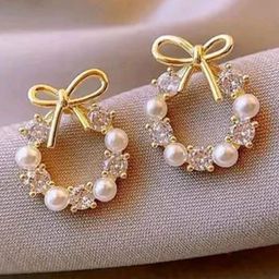 MADDY SPACE Pack Of 2 Contemporary Studs Earrings-38