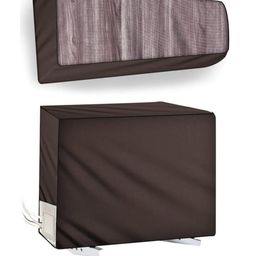 The Furnishing Tree Split AC Cover set of Indoor and Outdoor Unit used for 1 Ton Daikin FTKR35 Wood-image-43