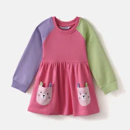 Nauti Nati Colourblocked Fit & Flare Dress-image-46