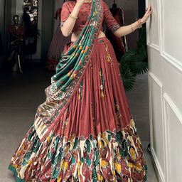 Aika Printed Ready to Wear Lehenga & Unstitched Blouse With Dupatta image 2