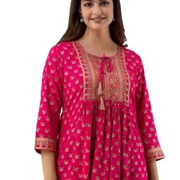 DMP EXPORT Print Tie-Up Neck Top-picture-25