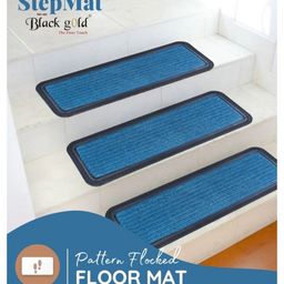Black gold Blue Steps Runners-40