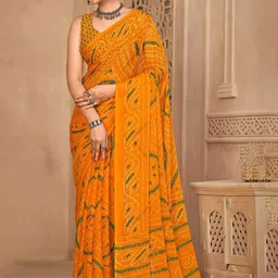 THE FASHION ATTIRE Bandhani Printed Sarees-picture-23