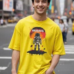 SMARTEES Men 1 Graphic Printed Applique T-shirt-image-14