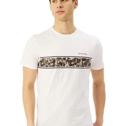 AMSWAN Men Typography Printed Pockets T-shirt-image-89