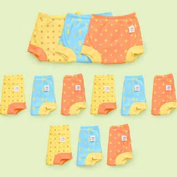 SuperBottoms Infants Pack Of 12 Cotton Padded Briefs SBSU-D-DU-SIZE0-12P-V2-17