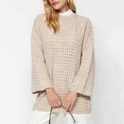 Trendyol Women Longline Pullover-image-81