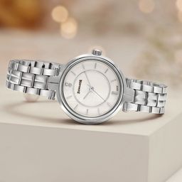 Sonata Women Dial & Bracelet Style Straps Analogue Watch 87077SM01-45