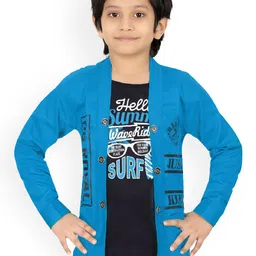 BAESD Boys Typography Printed Cotton Casual Shirt-image-97