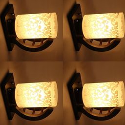 SOMIL White Glass Cylinder Printed Wall Lamps-image-79