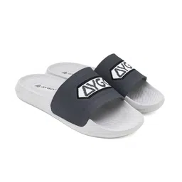 AYGO Men Self Design Sliders Flip Flops image 5