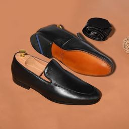 Ruosh Men Leather Formal Slip-ons-image-76